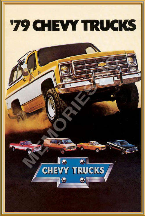 Chevy Truck (1979) - Classic Metal Sign