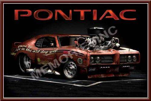 Hot Rod - Pontiac GTO - Classic Metal sign
