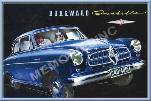 Borgward Isabella (1960s) - Classic Metal Sign