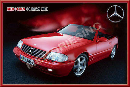 Mercedes SL R129 (2001) - Classic Metal Sign