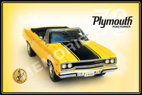 Plymouth Roadrunner (1970) - Classic Metal Sign