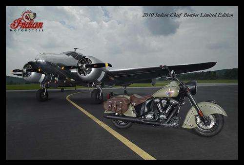 Indian Chief Bomber Limited Edition (2010) - Classic Metal Sign
