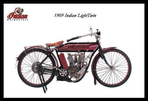 Indian LightTwin (1909) - Classic Metal Sign