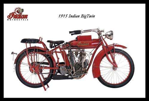 Indian BigTwin (1915) - Classic Metal Sign