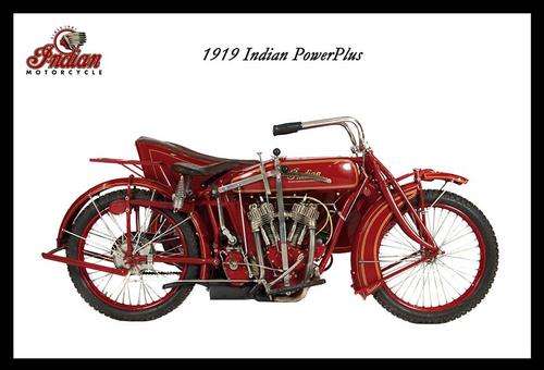 Indian PowerPlus (1919) - Classic Metal Sign