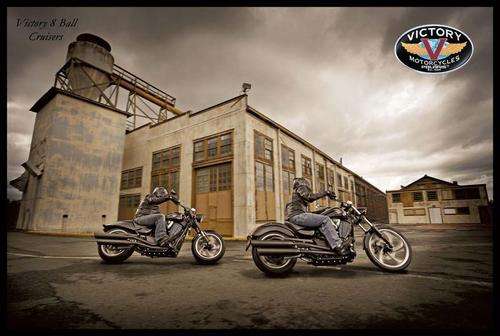 Victory 8-Ball Cruisers - Classic Metal Sign