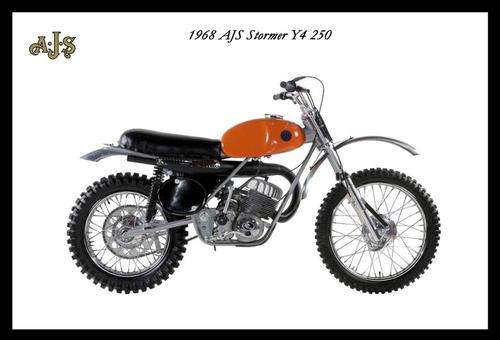 AJS Stormer Y4 250 (1968) - Classic Metal Sign