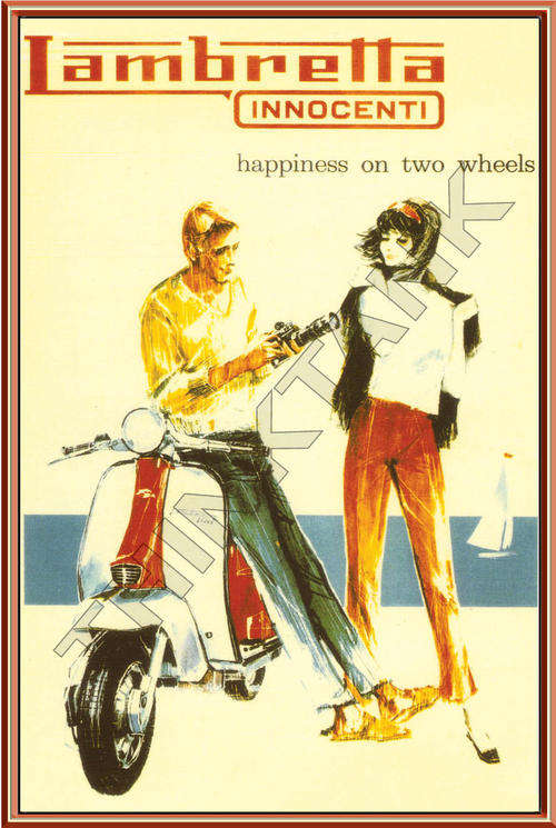 Lambretta Innocenti (1962) - Metal Sign