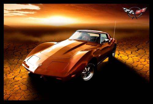 Corvette Stingray (1976) - Classic Metal Sign