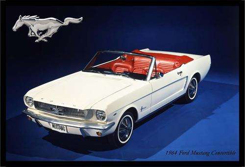Mustang Convertible (1964) - Classic Metal Sign