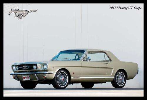 Mustang GT Coupe (1965) - Classic Metal Sign
