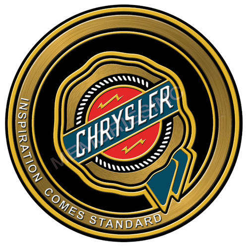 Chrysler - Round Classic Metal Sign