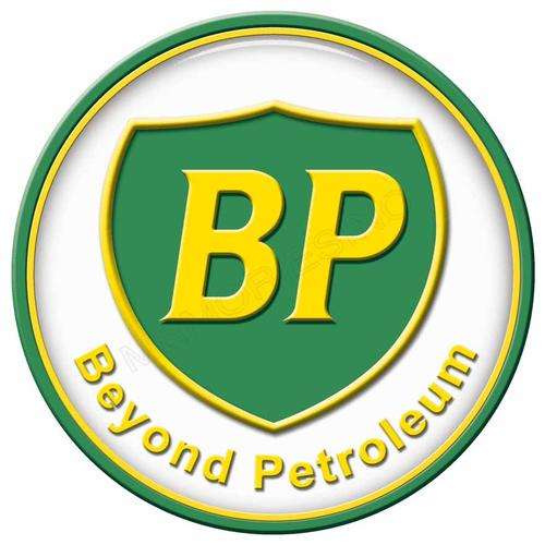 BP (vintage) - Round Classic Metal Sign