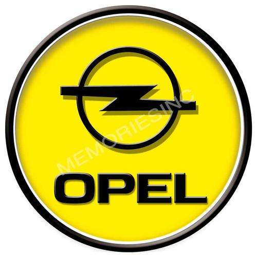 Opel - Round Classic Metal Sign