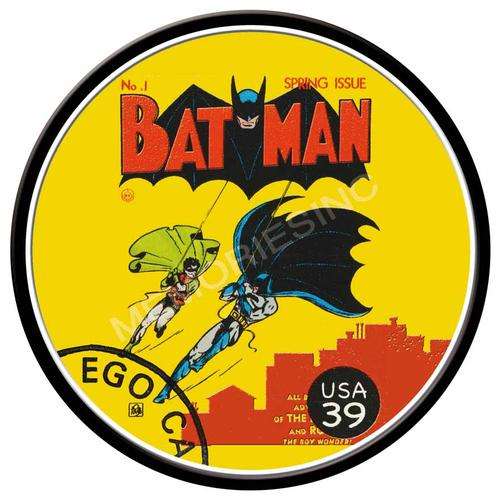 Batman and Robin (Classic) - Round Metal Sign
