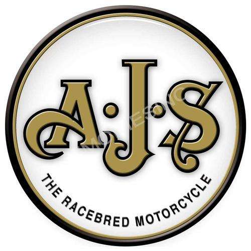 AJS - Round Classic Metal Sign