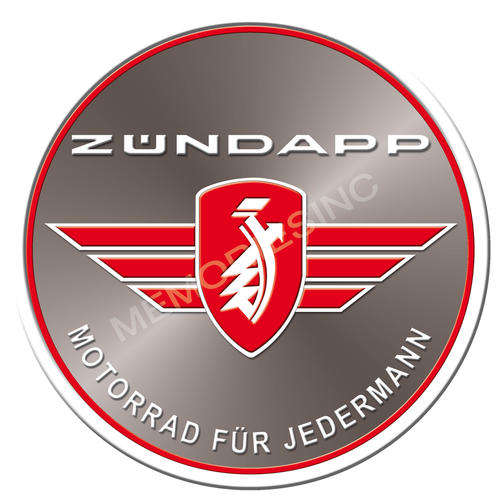 Zundapp - Round Classic Metal Sign