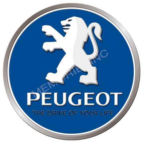 Peugeot - Round Classic Metal Sign