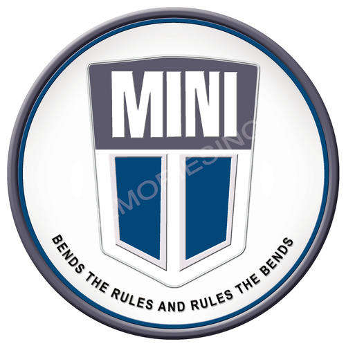 Mini Shield - Round Classic Metal Sign
