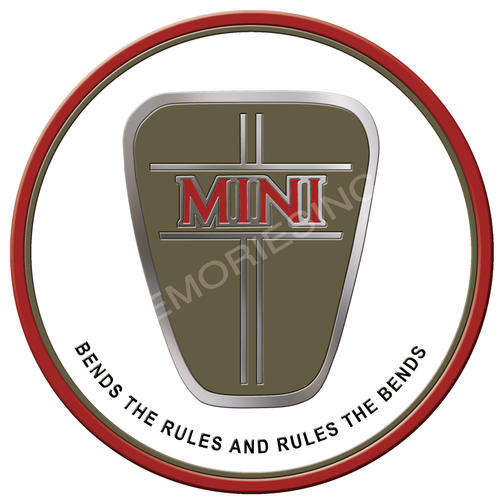 Mini Shield - Round Classic Metal Sign