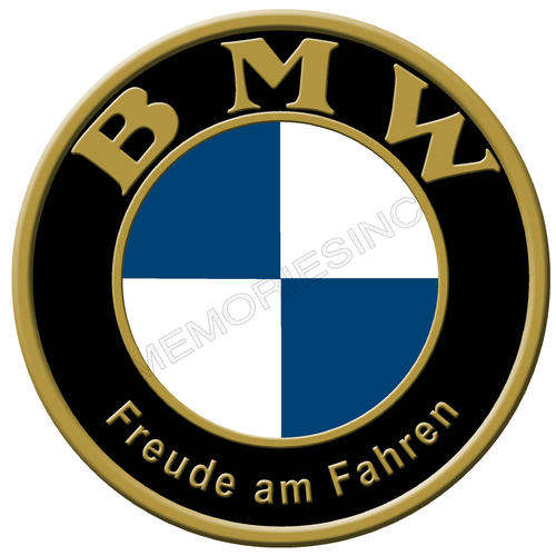 BMW - Round Classic Metal Sign