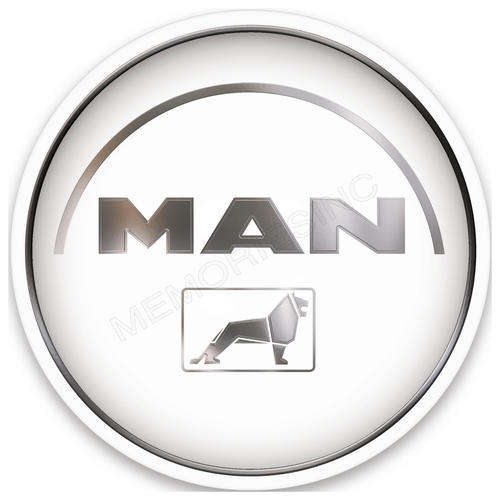MAN Trucks - Round Classic Metal Sign