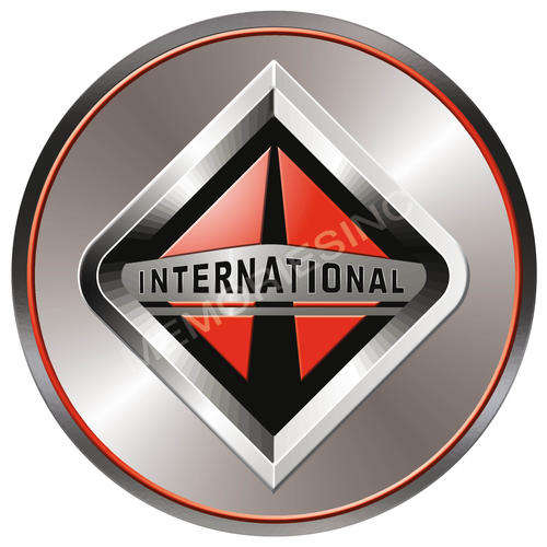 International Trucks - Round Classic Metal Sign