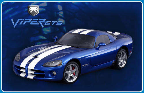 Dodge Viper GTS - Classic Metal Sign
