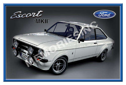 Ford Escort MKII - Classic Metal Sign