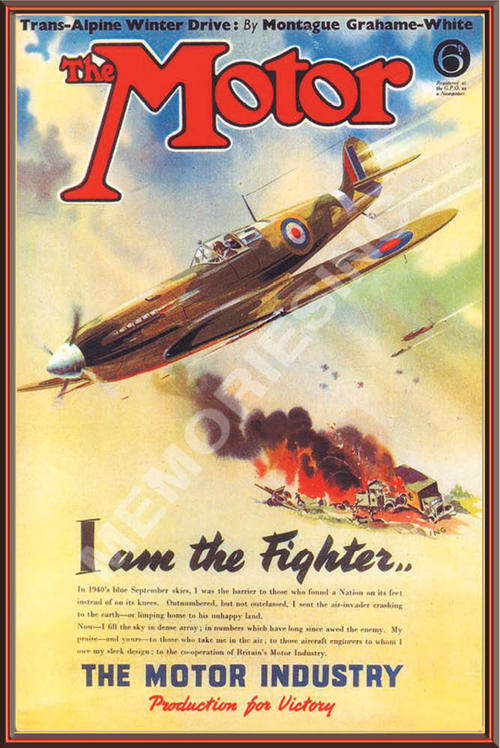 Supermarine Spitfire Vintage - Metal Sign
