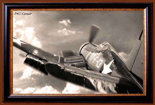 F4U Corsair - Metal Sign