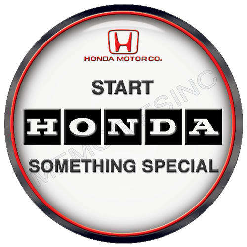 Honda - Round Classic Metal Sign