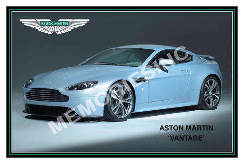 Aston Martin V12 Vantage Vanquish - Classic Metal Sign