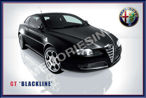 Alfa GT Blackline - Classic Metal Sign