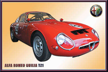 Alfa Romeo Guilia TZ1 - Magnet