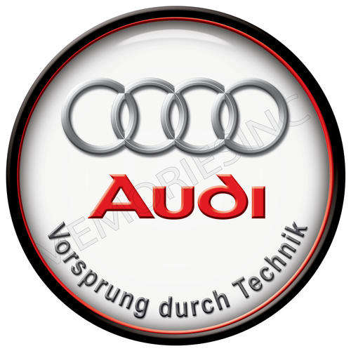 Audi - Classic Round Metal Sign
