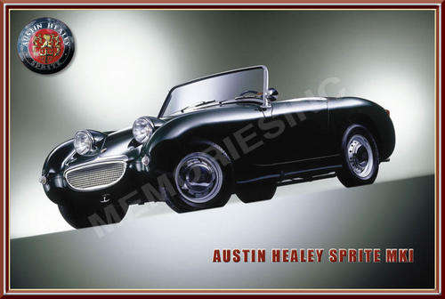 Austin Healey Sprite MKI (57) - Classic Metal Sign