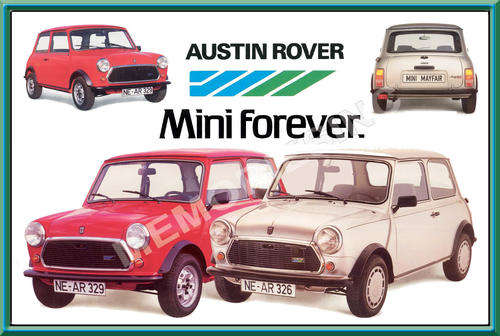 Austin Rover Mini (85) - Classic Metal Sign