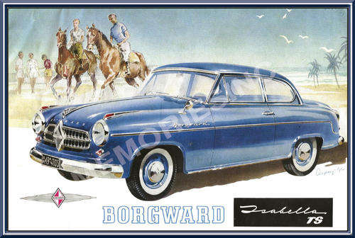 Borgward Isabella TS (60s) - Classic Metal Sign