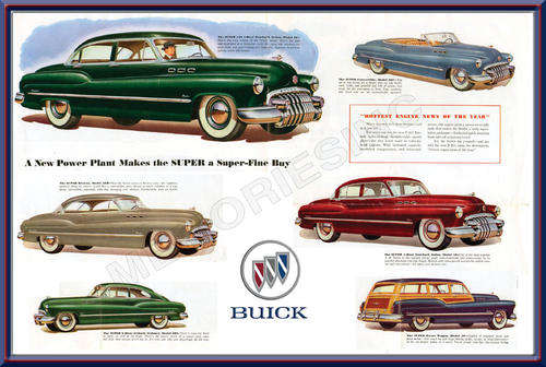 Buick Super Range (50's) - Classic Metal Sign