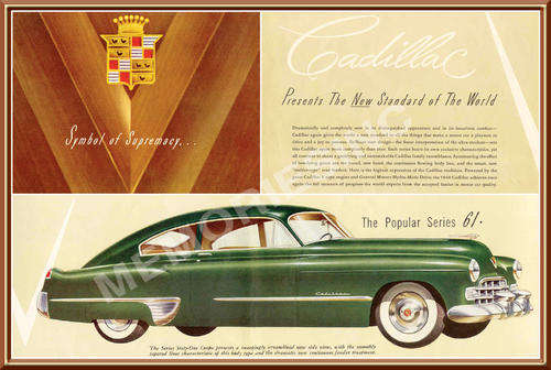 Cadillac Series 61 (48) Coupe - Classic Metal Sign