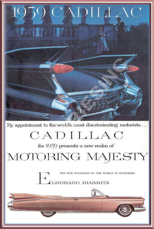 Cadillac Eldorado Biarritz (59) - Metal Sign