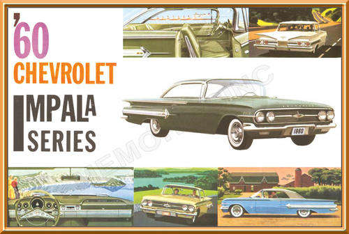Chevy Impala (60's) - Classic Metal Sign