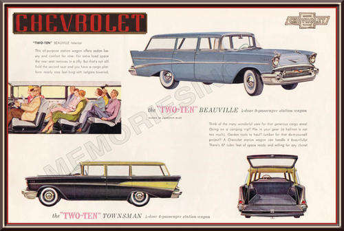 Chevrolet  Station Wagon (57) - Classic Metal Sign
