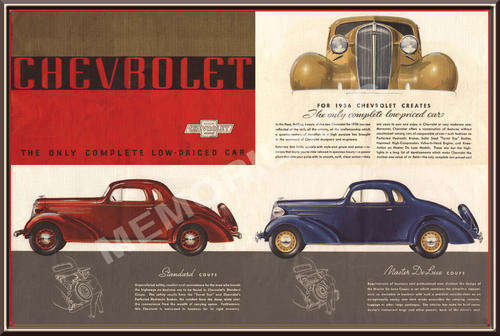 Chevrolet Straight 6 (36) - Classic Metal Sign