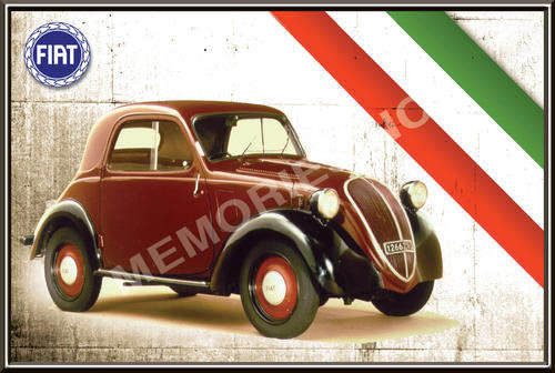 Fiat 500 (1947) - Classic Metal Sign
