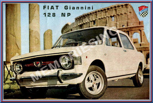 Fiat Giannini 125 - Classic Metal Sign