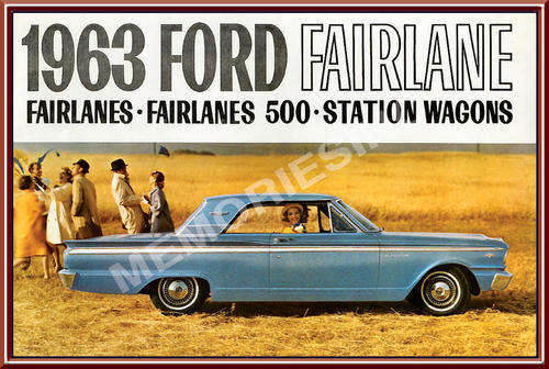 Ford Fairlane (1963) - Classic Metal Sign