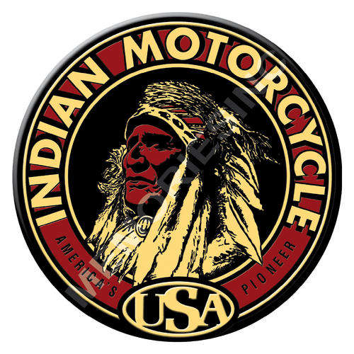 Indian Motorcycle Genuine Parts  - Classic Round Magnet