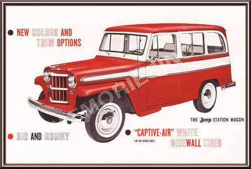 Willy's Jeep Station Wagon (4450's) - Classic Metal Sign